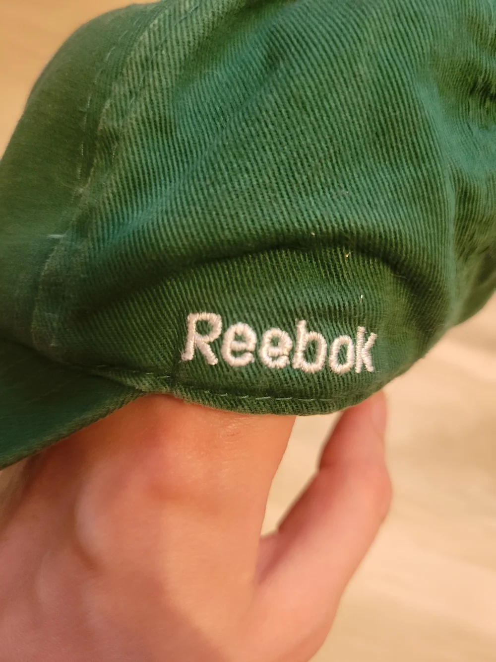 Kids Green 'My First Cap' Embroidered Baseball Hat